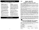 Preview for 14 page of Euro-Pro Shark S3350 Owner'S Manual