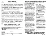 Preview for 14 page of Euro-Pro Shark SE3318C Owner'S Manual