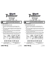 Euro-Pro SHARK Trailblazer EP825 User Manual preview