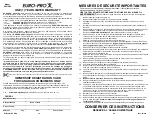 Preview for 14 page of Euro-Pro Shark UV610BL Owner'S Manual