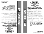 Euro-Pro Shark V1950C Manual предпросмотр