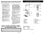 Предварительный просмотр 2 страницы Euro-Pro SM409 Owner'S Manual