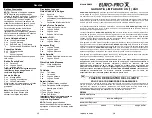 Предварительный просмотр 8 страницы Euro-Pro SM409 Owner'S Manual