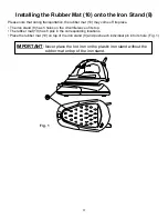 Предварительный просмотр 7 страницы Euro-Pro STEAM STATION EP7005 Use And Care Instructions Manual