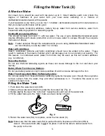 Предварительный просмотр 8 страницы Euro-Pro STEAM STATION EP7005 Use And Care Instructions Manual