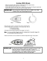 Предварительный просмотр 10 страницы Euro-Pro STEAM STATION EP7005 Use And Care Instructions Manual