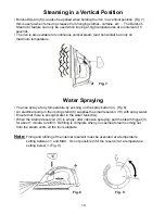 Предварительный просмотр 13 страницы Euro-Pro STEAM STATION EP7005 Use And Care Instructions Manual