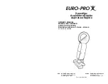 Preview for 1 page of Euro-Pro SV749HR Owner'S Manual