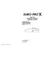 Preview for 1 page of Euro-Pro SV772EF Owner'S Manual