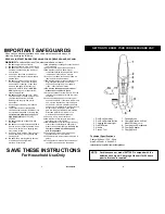 Preview for 2 page of Euro-Pro SV772EF Owner'S Manual