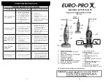 Предварительный просмотр 8 страницы Euro-Pro SV775HG Owner'S Manual