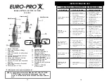 Предварительный просмотр 12 страницы Euro-Pro SV775HG Owner'S Manual