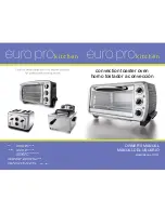 Euro-Pro TO161 Owner'S Manual предпросмотр