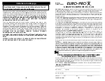 Предварительный просмотр 16 страницы Euro-Pro TO240 Owner'S Manual