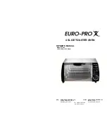 Предварительный просмотр 1 страницы Euro-Pro TO282 Owner'S Manual