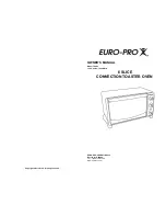 Preview for 1 page of Euro-Pro TO283 Owner'S Manual