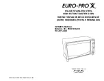 Предварительный просмотр 1 страницы Euro-Pro TO289N2 Owner'S Manual