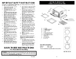 Предварительный просмотр 2 страницы Euro-Pro TO289N2 Owner'S Manual