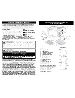 Предварительный просмотр 3 страницы Euro-Pro TO292W Owner'S Manual