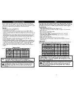 Preview for 8 page of Euro-Pro TO292W Owner'S Manual