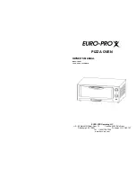 Euro-Pro TO297 Owner'S Manual предпросмотр