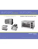 Euro-Pro TO36 Owner'S Manual предпросмотр