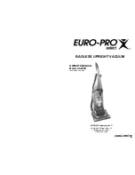 Euro-Pro UV209H Owner'S Manual preview