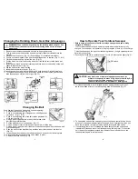 Preview for 5 page of Euro-Pro UV640HB Owner'S Manual