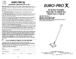 Preview for 1 page of Euro-Pro V1725HG Owner'S Manual