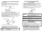 Preview for 4 page of Euro-Pro V1725HG Owner'S Manual