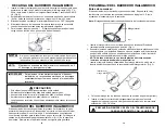 Preview for 13 page of Euro-Pro V1725HG Owner'S Manual