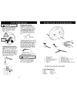 Предварительный просмотр 5 страницы Euro-Pro VPW38HB Owner'S Manual