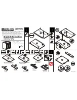 Предварительный просмотр 1 страницы Euro-Rite Cabinets Vanity Sink Cabinet Assembly Instructions