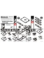 EURO-RITE Wall Oven Cabinet Assembly Instructions Manual предпросмотр