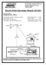 Euro Shatal LH120S Operating Manual preview