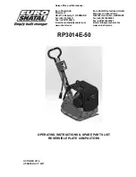 Euro Shatal RP3014E-50 Operating Instructions And Spare Parts List предпросмотр