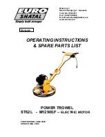 Euro Shatal ST62L Operating Instructions Manual preview