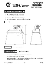 Preview for 18 page of Euro Shatal TS301 Operating Instructions/Spare Parts List