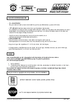 Preview for 29 page of Euro Shatal TS301 Operating Instructions/Spare Parts List