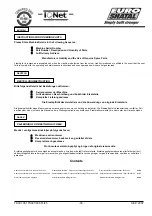 Preview for 34 page of Euro Shatal TS301 Operating Instructions/Spare Parts List