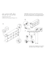 Предварительный просмотр 3 страницы Euro Style 09761 Assembly Instructions