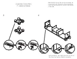 Предварительный просмотр 3 страницы Euro Style 71 Media Stand Assembly Instructions Manual