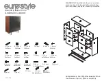 Euro Style Anderson Assembly Instructions Manual предпросмотр