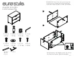 Предварительный просмотр 3 страницы Euro Style HUGO Lateral File Assembly Instructions Manual