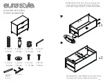 Предварительный просмотр 6 страницы Euro Style HUGO Lateral File Assembly Instructions Manual