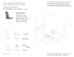 Euro Style ROSINA Side Chair Assembly Instructions предпросмотр