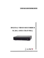 Euro Video 16CH DVR Installation & Operation Manual preview