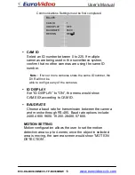 Preview for 19 page of Euro Video EVC-DG-BX360BNW User Manual
