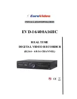 Euro Video EVD-16/400A16HC Installation & Operation Manual preview