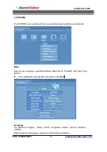 Предварительный просмотр 34 страницы Euro Video EVD-16/400A16HC Installation Manual